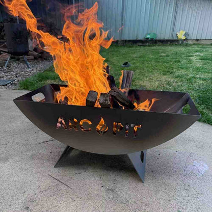 ArcMate ArcPit XL 2-in-1 portable fire pit and outdoor BBQ - Large Size