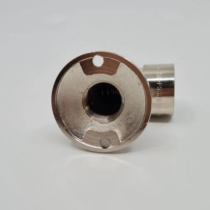 Chrome Bayonet Floor Socket 90 Degree