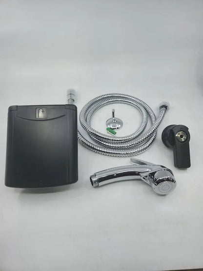 Black Plug in External Shower Point