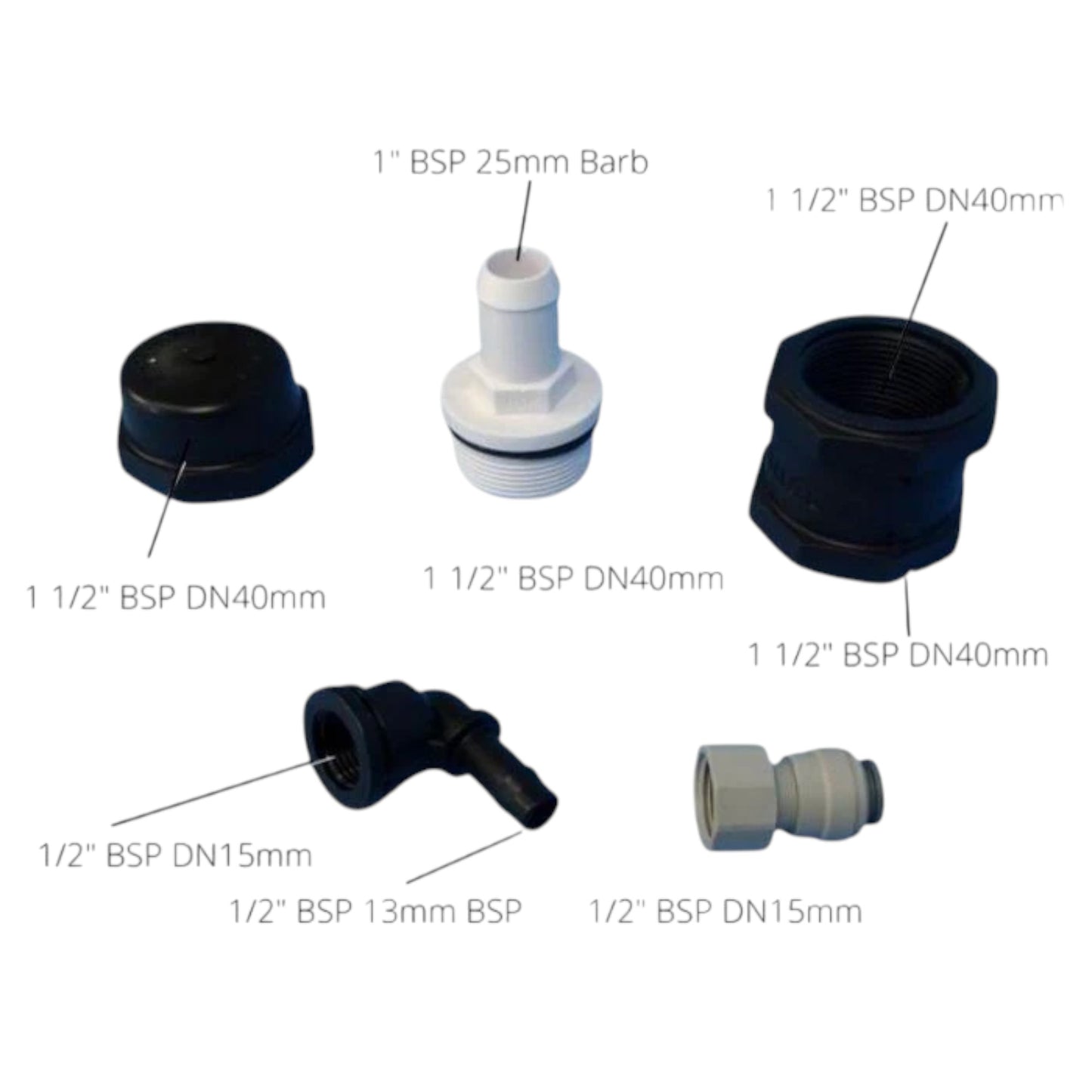 Water Tank fittings 110L Water Tank  - Fresh Water