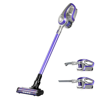Cordless 150w Handstick Vacuum Cleaner Purple and Grey