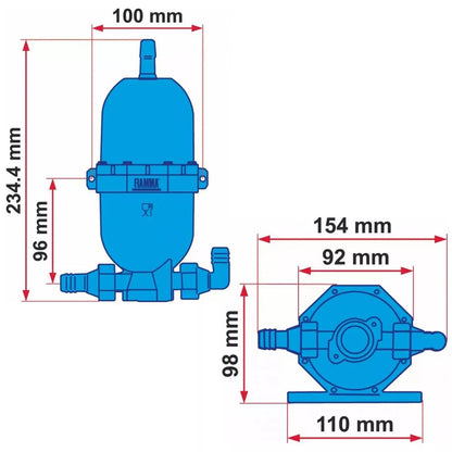 FIAMMA A20 Accumulator Tank Black (2026 Version). 02478-03