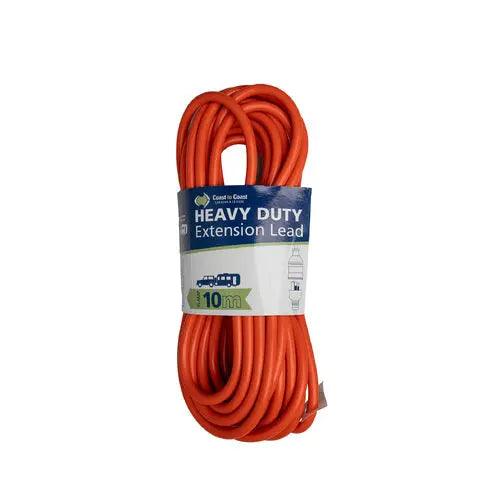10 Metre 15amp Heavy Duty 240v Extension Lead with Led - Everything Caravans