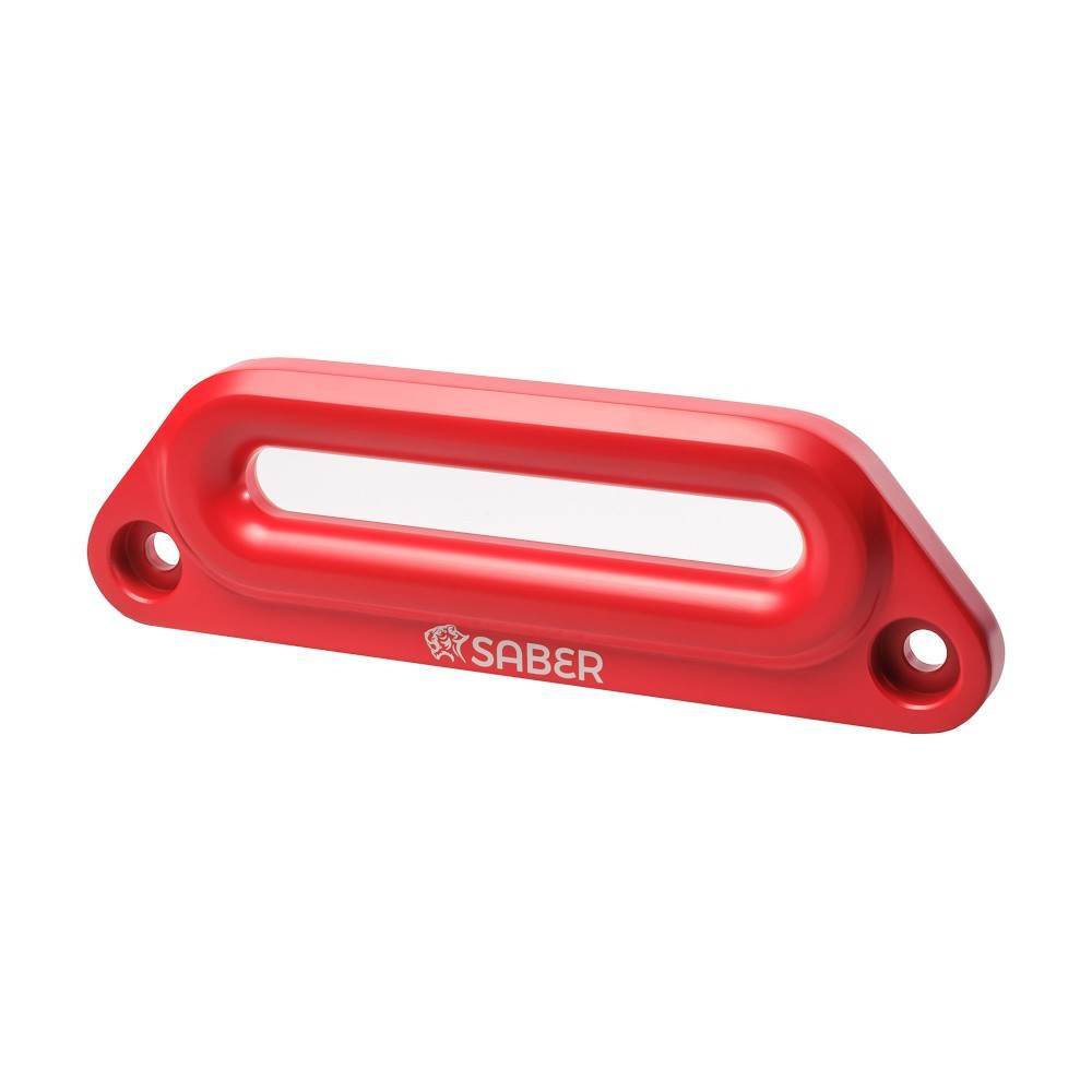 Saber Aluminium Spliced Winch Thimble Pro Red Cerakote spliced winch thimble