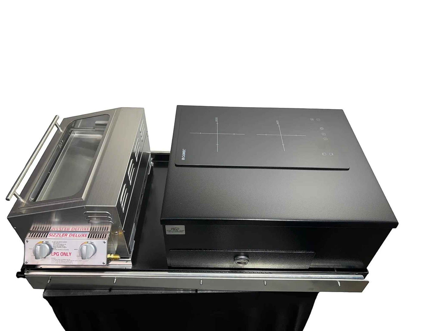 Slide Out Induction Cooktop 600mm Kit to fit onto Draw Slide