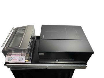 Slide Out Induction Cooktop 600mm Kit to fit onto Draw Slide