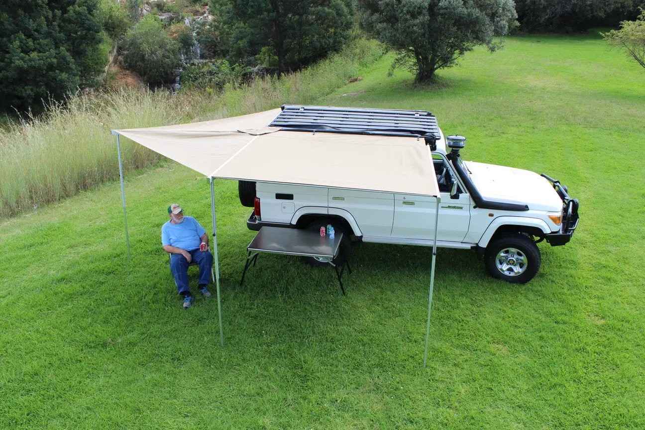 Eezi-Awn Manta 270 Awning Freestanding Left Side Mount Grey - Summer Sale