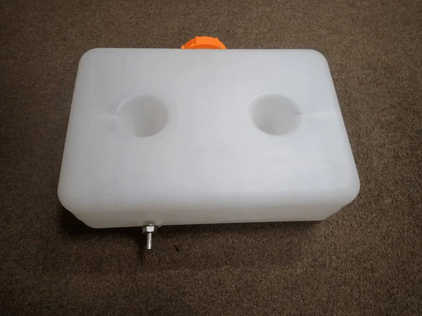 ECP Diesel Heater Tank 5 Litre White with Fuel Pick Up