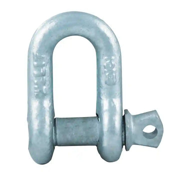 Caravan D Shackle Galvanised 10mm Rated