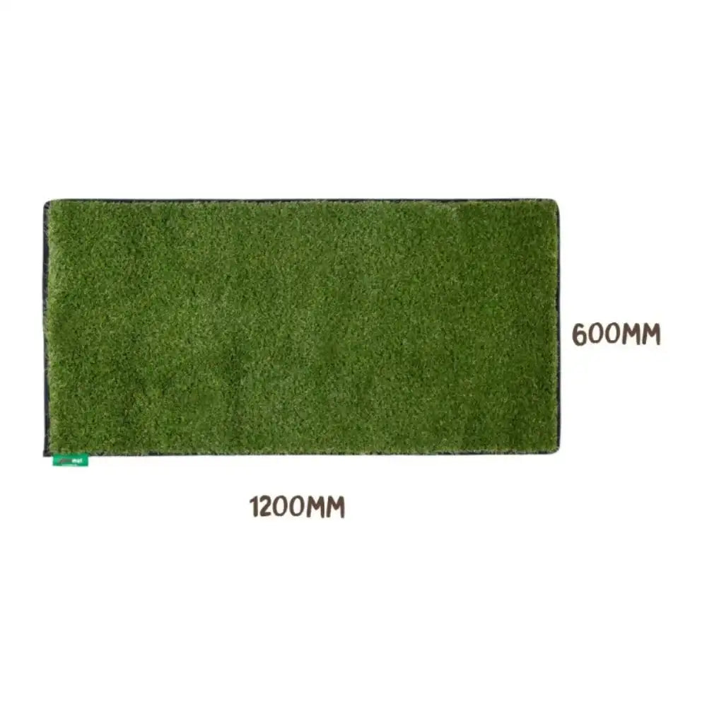 Muk Mat Extra Large Mat Green with Black Trim 60X120cm