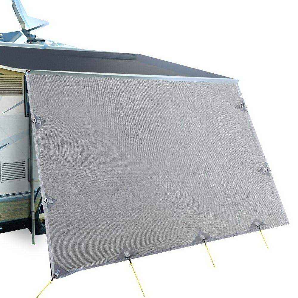 4.3Mx1.95M Caravan Privacy Screens Roll Out Awning End Wall