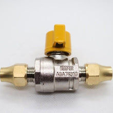 Brass Gas fitting 5/16 Flare AGA Gas Ball Shutoff Valve