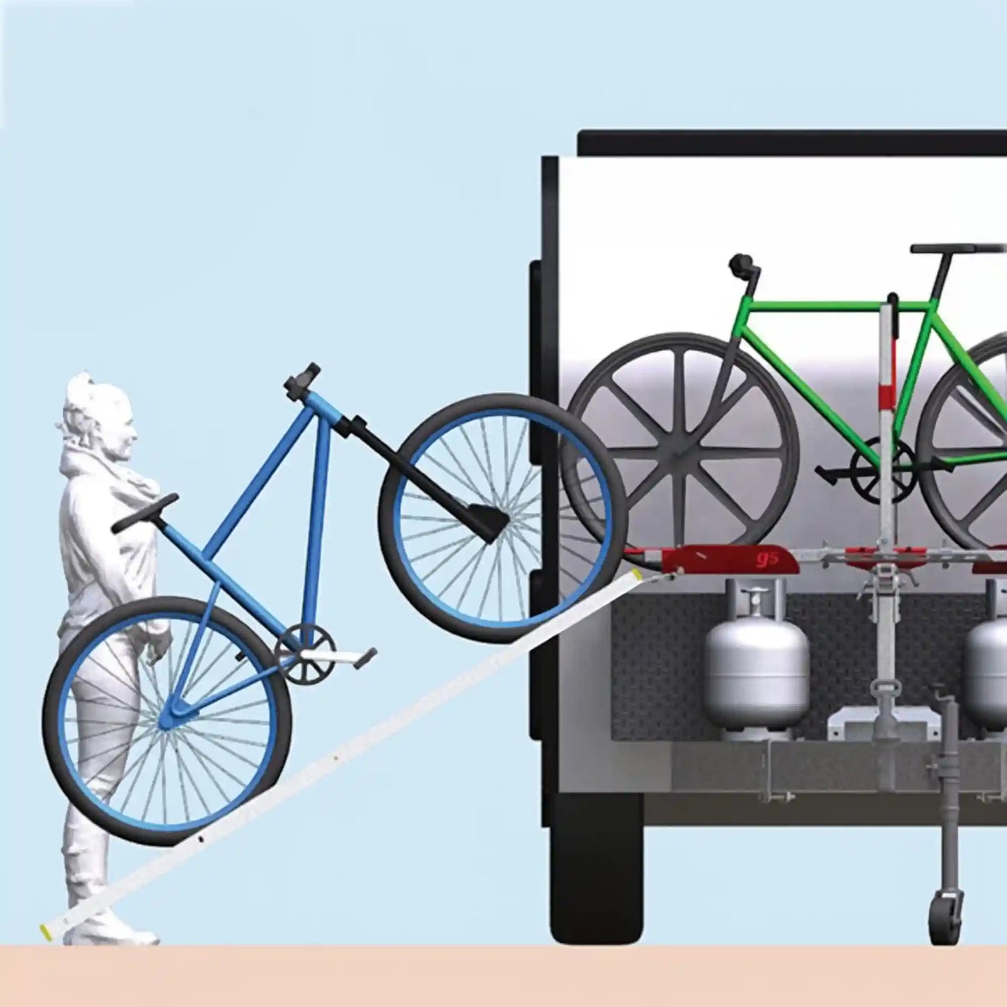 Gripsport Loading Ramp for 2 Bike Rack