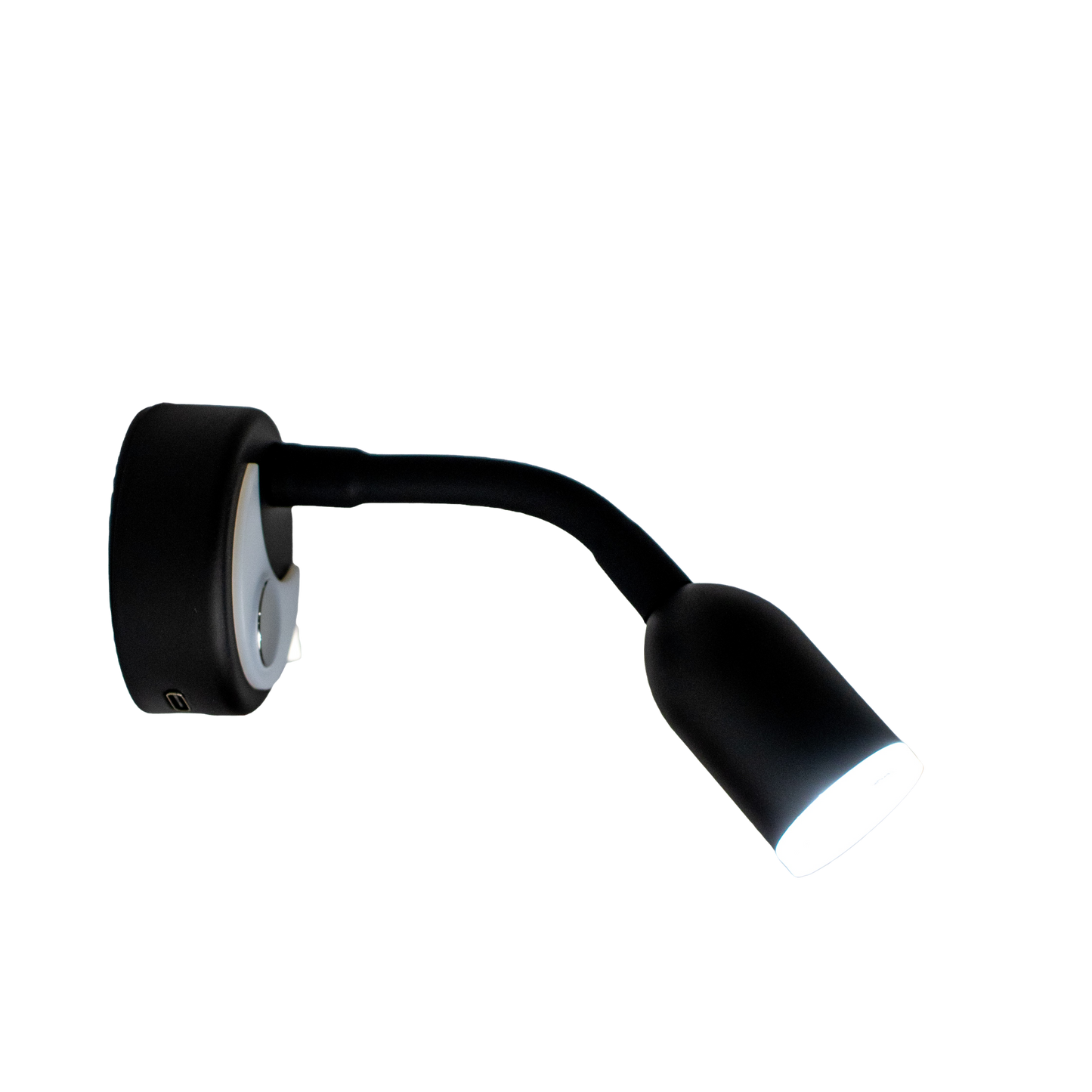 Supex 60mm Caravan Reading Light With USB-C And Flexible Arm