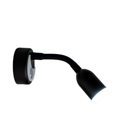Supex 60mm Caravan Reading Light With USB-C And Flexible Arm