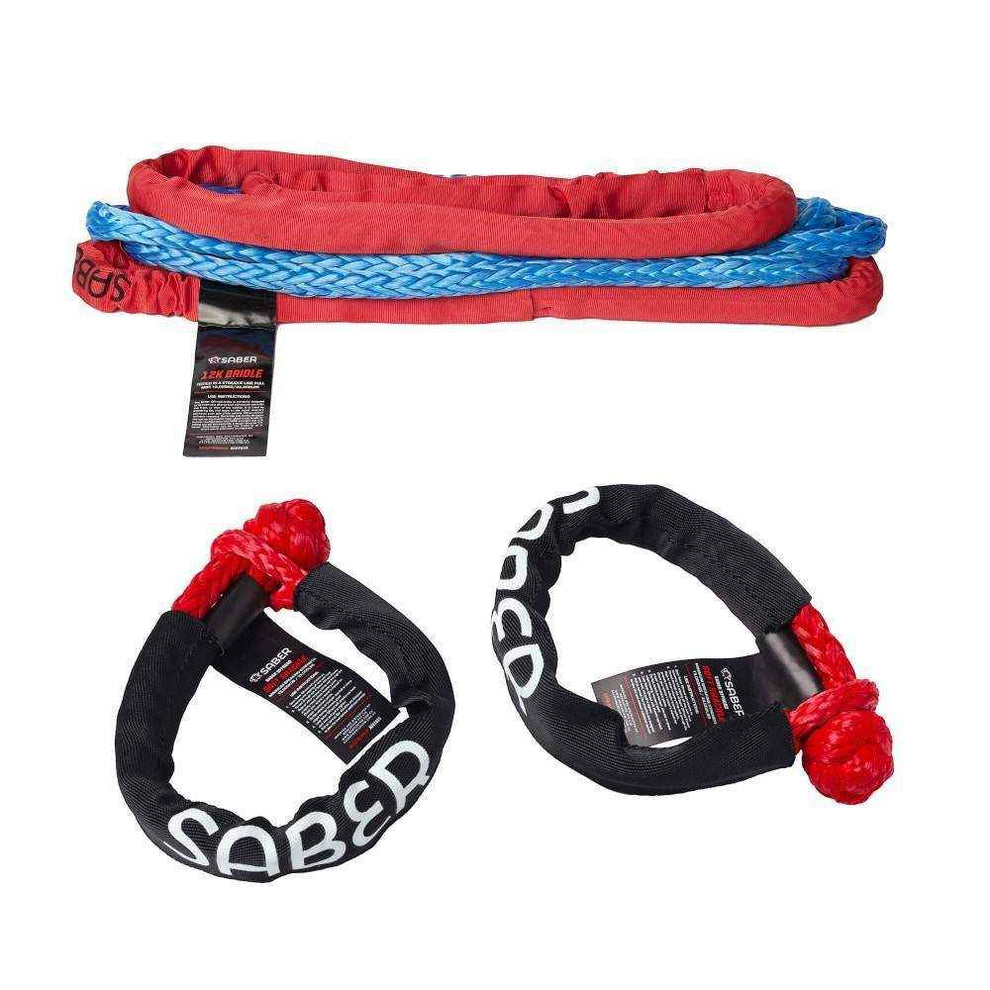 12mm SaberPro Bridle & Twin 15K Soft Shackle Kit — SBR-BRK12-5
