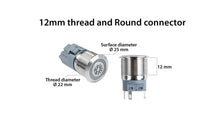 Autoterm Diesel Heater Push Control Long Thread - Everything Caravans