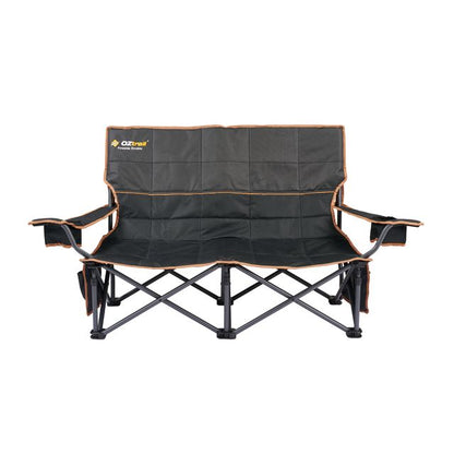 OZtrail Fireside Double Chair Black