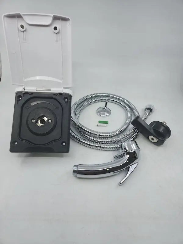 White Plug in External Shower Point