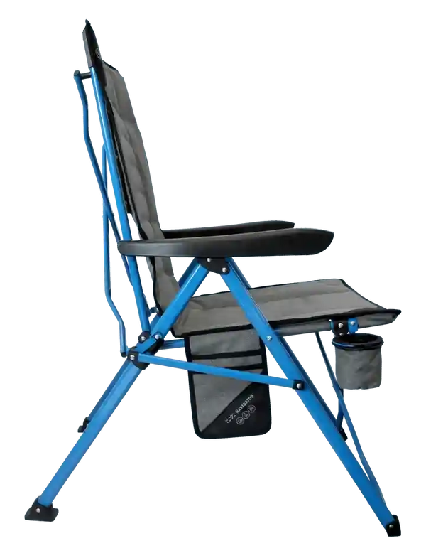 Navigator Gear the Somewhere Layback Chair Adults 150Kg Blue Grey - Everything Caravans