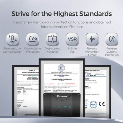 RENOGY CORE 500-11040 DCC50S 12V 50A Dual-Input DC2DC MPPT Charger RBC50D1S-G6-AU