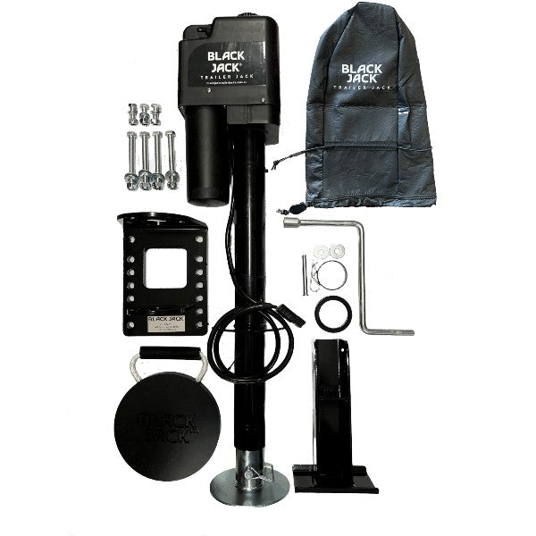 Black Jack Electric Trailer Jack – Master - with Wiring Harness