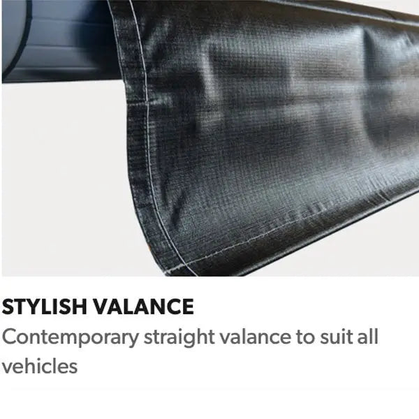 Dometic 8700 Awning - 20ft Charcoal Black - Fabric on Roll (No Arms)