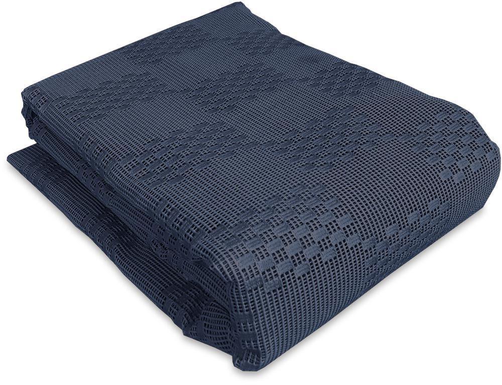 Caravan Annex Mat and Pegs 2.5M x 4M  Foam Mesh Breathable and Anti Slip Blue - with Free PEG Set