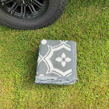 Caravan Camping Mat Classic Grey White 1.5m x 2.43m