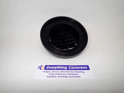 Eberspacher 60mm 65mm Vent Duct Plate 30Degree Black 221000010056