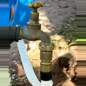 Flat Out Tap Adaptor 3/4 and 1 to Snap-On Brass
