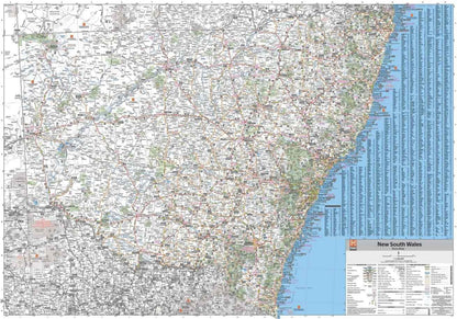 Hema New South Wales State Map