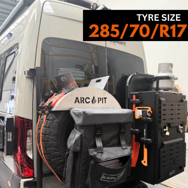 ArcPit XL 2-in-1 portable fire pit and outdoor BBQ - Large Size