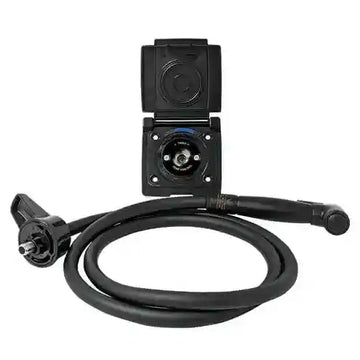 Coast RV External Shower Point for Caravan and Camper Black