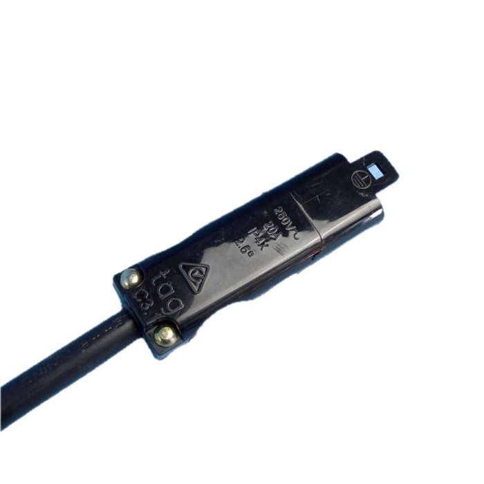 CMS C3.1 to IEC C19 Inverter Input Cable 600mm Straight 2.5mm