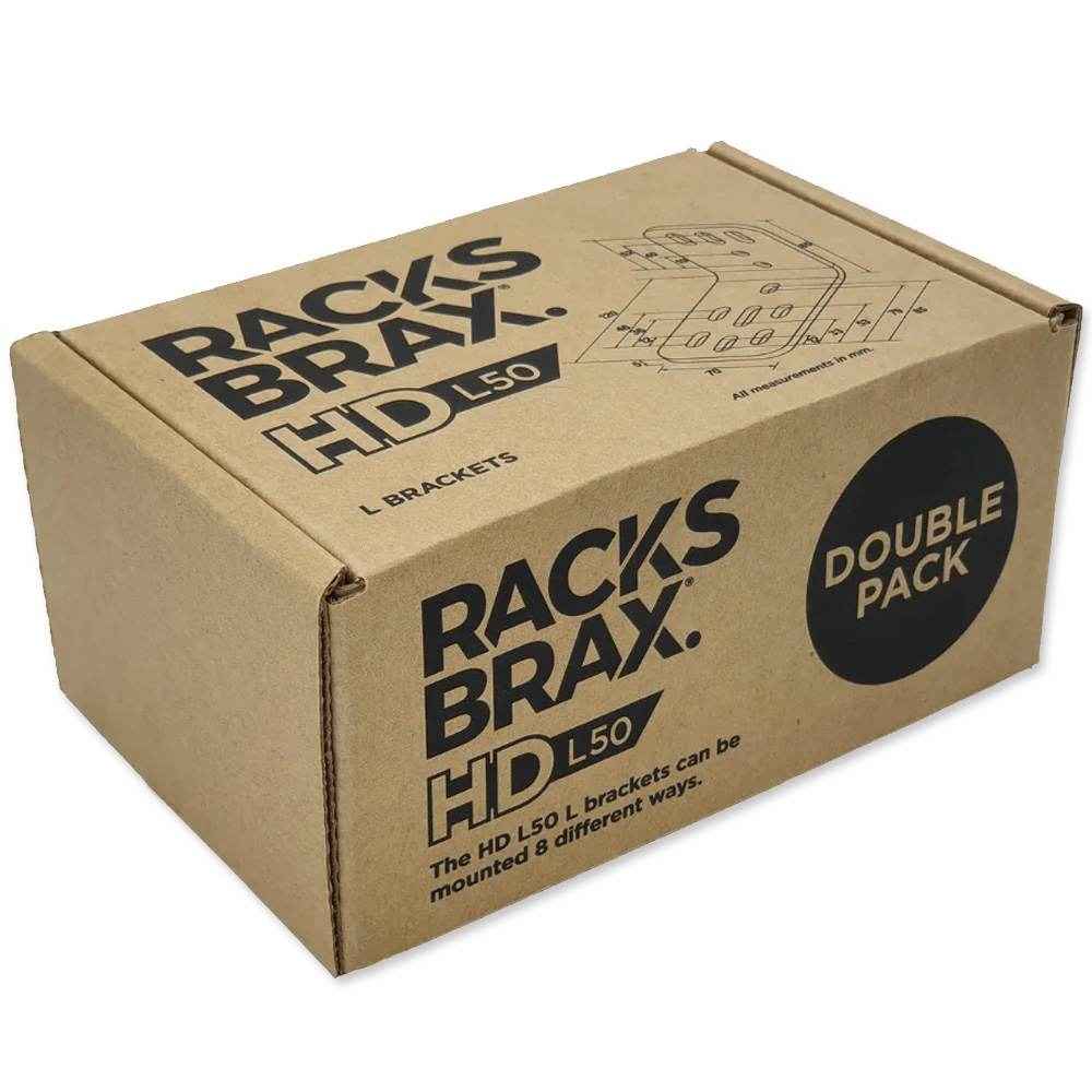 RacksBrax HD L50 L Bracket - Double