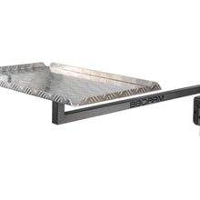 BBQARM KIT Black 850mm Large Tray Aluminium 60mm Drawbars for Caravan or Trailer