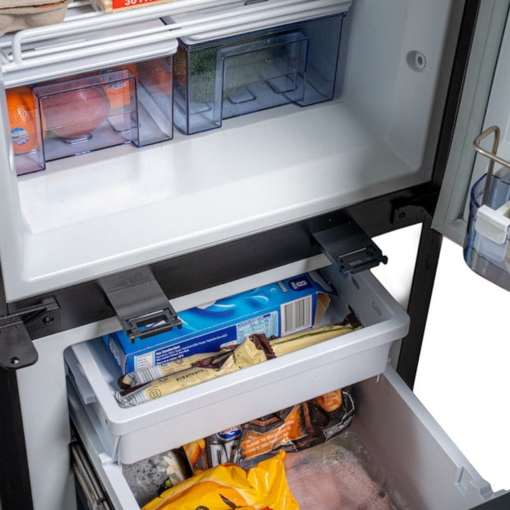 NEW myCOOLMAN Upright 250L Fridge Freezer