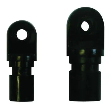 Supex Bow End Black ABS Plastic Ends for Pole Mounting 25mm ...