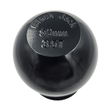 Black Jack ElectroShield TowBall 50mm with standard 7-8 inch shank - Everything Caravans