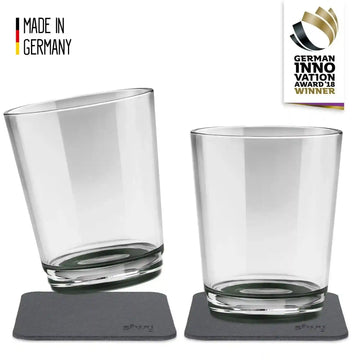 2 x Magnetic Drinking Cup Triple Pearl Grey By Silwy - Everything Caravans