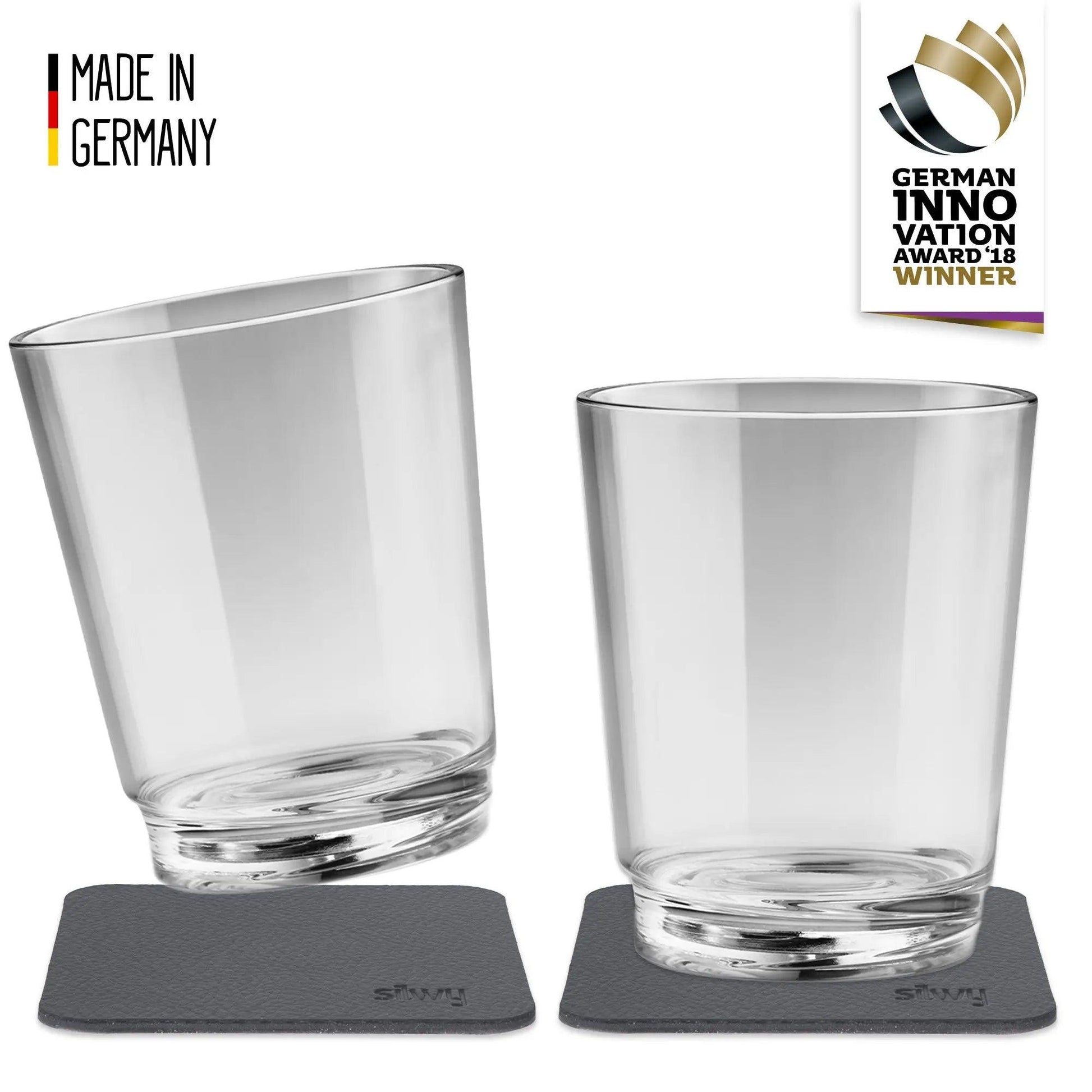 2 x Magnetic Drinking Cup Triple the Classic By Silwy - Everything Caravans