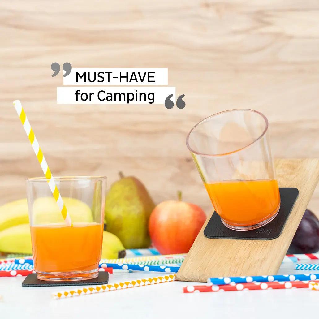 2 x Magnetic Drinking Cup Triple the Classic By Silwy - Everything Caravans