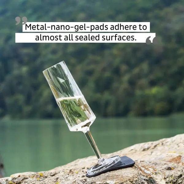 2 x Magnetic Plastic Glass Champagne By Silwy - Everything Caravans
