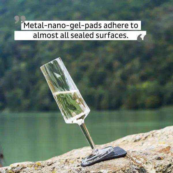 2 x Magnetic Plastic Glass Champagne By Silwy - Everything Caravans
