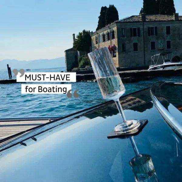 2 x Magnetic Plastic Glass Champagne By Silwy - Everything Caravans