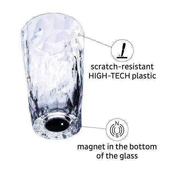 2 x Magnetic Plastic Glass Longdrink By Silwy - Everything Caravans