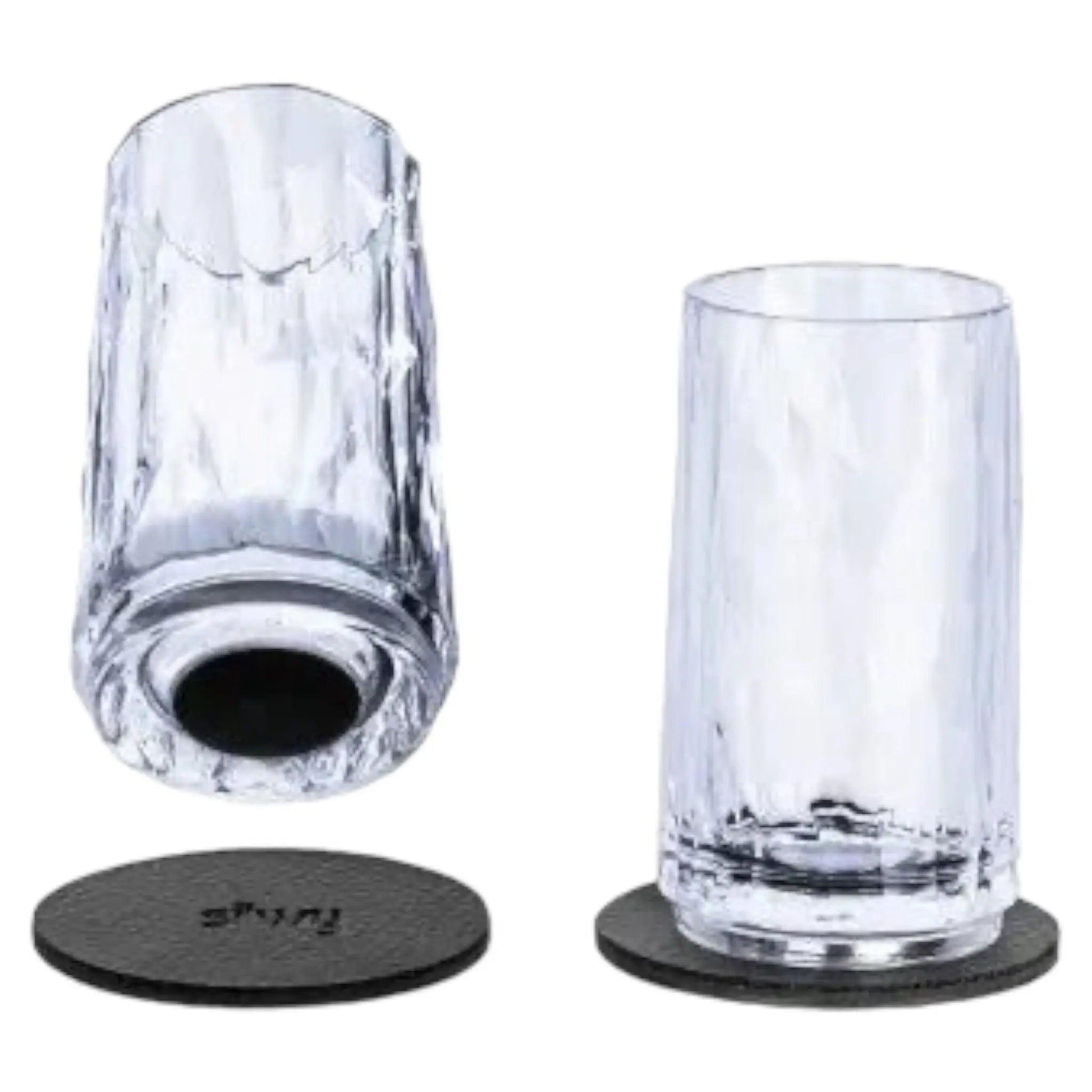 2 x Magnetic Plastic Glass Shot By Silwy - Everything Caravans