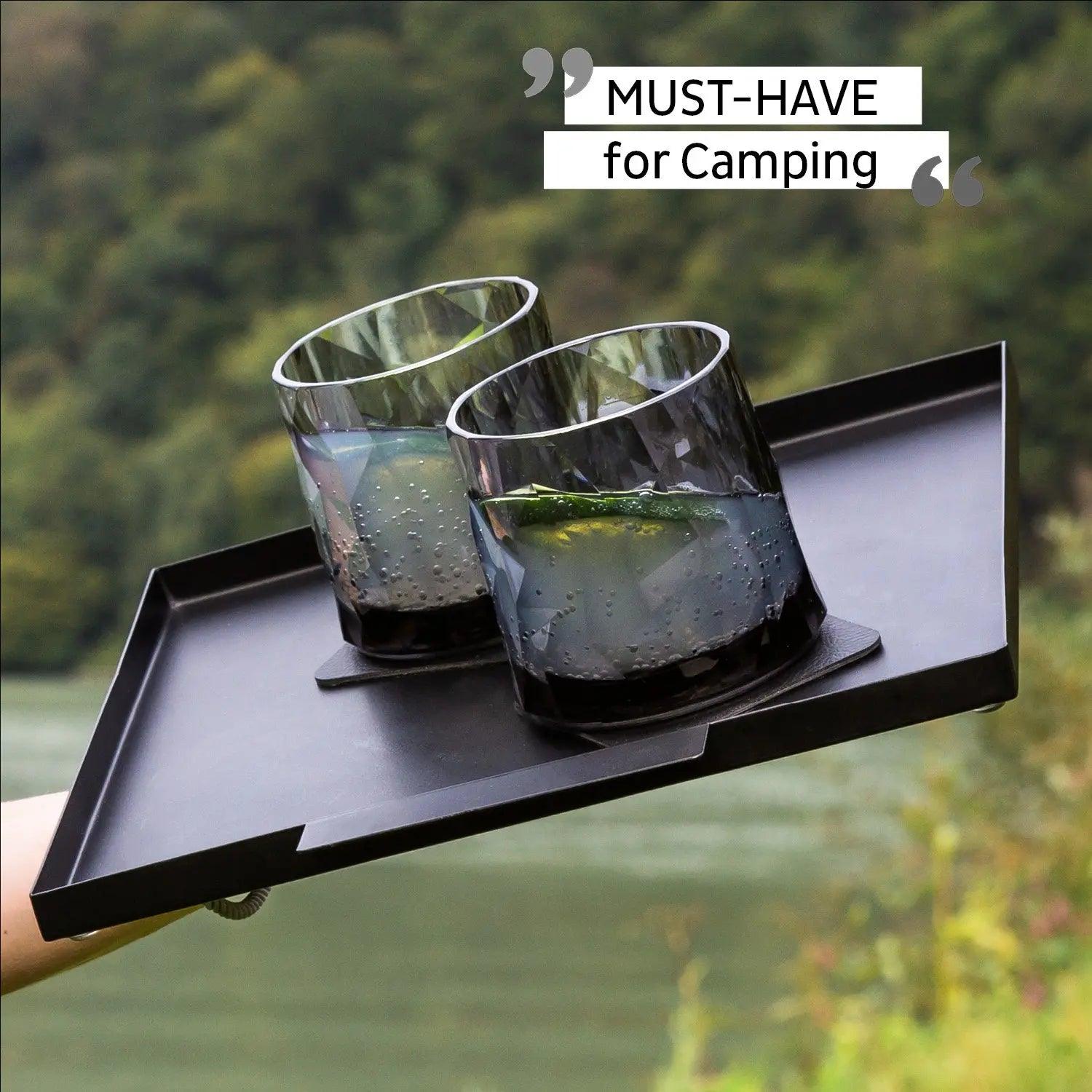 2 x Magnetic Plastic Glass Tumbler Grey By Silwy - Everything Caravans