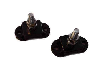 2 x Single Post Cable Connection Distribution Posts Black - Everything Caravans
